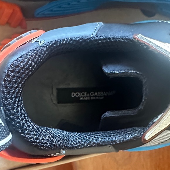 Dolce & Gabbana  NS1 Blue and Orange Athletic Sneakers Size 42 - Picture 4 of 7